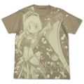 Puella Magi Madoka Magica Side Story Magia Record - Momoko Togame All Print T-shirt Sand Khaki (L Size) thumbnail 1