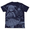 Puella Magi Madoka Magica Side Story Magia Record - Rena Minami All Print T-shirt Navy (L Size) thumbnail 1