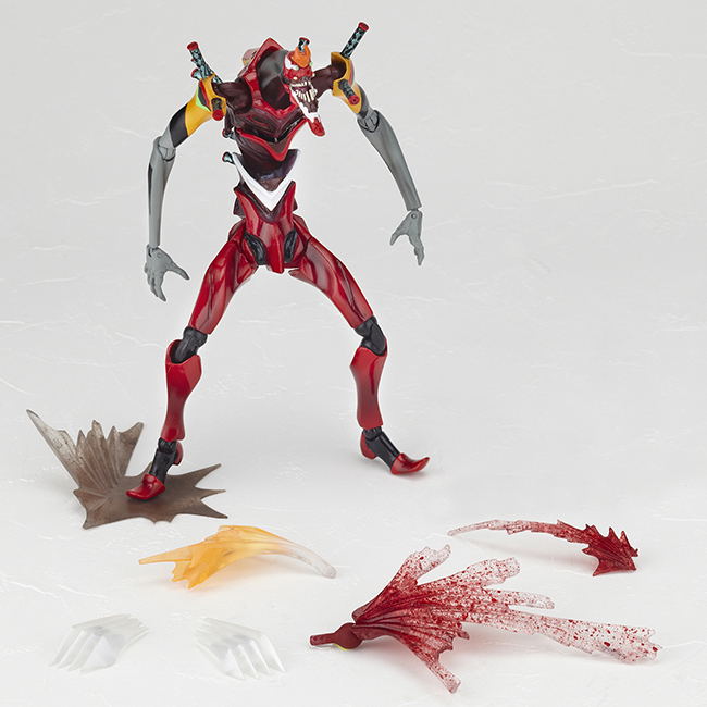 Revoltech Evangelion Evolution Rebuild of Evangelion: EV-01 EVA-02 The Beast image 9