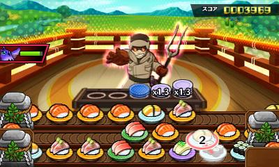Sushi Striker: The Way of Sushido paraca Nintendo 3DS