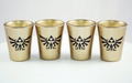 The Legend Of Zelda 4-Pack Golden Shot Glass Set thumbnail 3