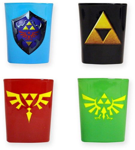 The Legend Of Zelda Four Square Shot Glasses image 1