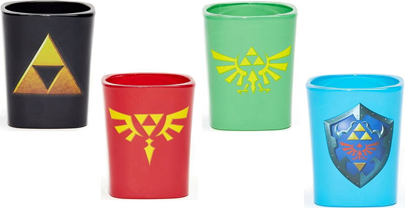 The Legend Of Zelda Four Square Shot Glasses image 2