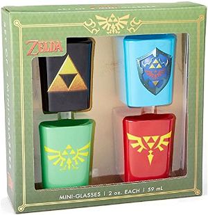 The Legend Of Zelda Four Square Shot Glasses