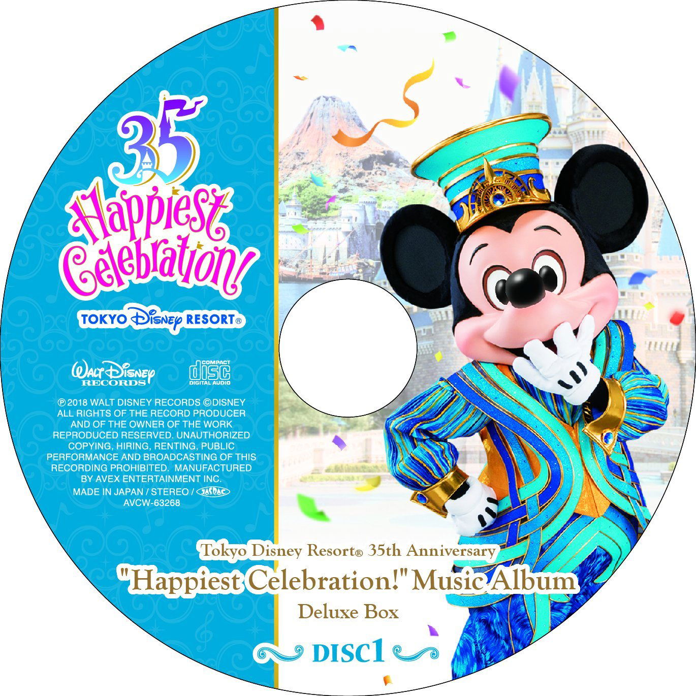 Tokyo Disney Resort 35th Happiest Celebration! Music Album 