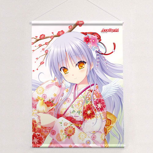 Angel Beats! B2 Wall Scroll: Kanade / Kimono image 1