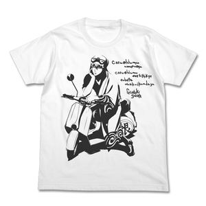 Gintama - Bike & Gin-san T-shirt White (L Size)_