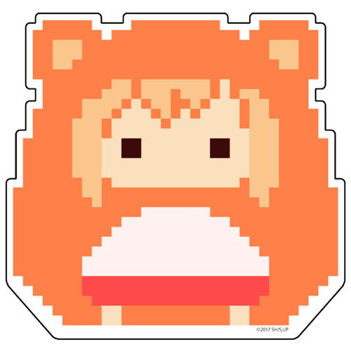Himouto! Umaru-chan R Water Resistant Sticker - Dot Umaru image 1