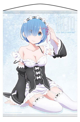 Re:Zero kara Hajimeru Isekai Seikatsu DokiDoki Wall Scroll: Rem (Re-run) image 1