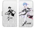 Re:Zero - Starting Life In Another World Book Style Smartphone Case 158: Rem & Morning Star thumbnail 1