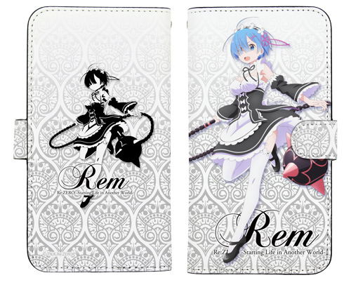 Re:Zero - Starting Life In Another World Book Style Smartphone Case 158: Rem & Morning Star image 1