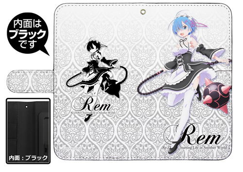 Re:Zero - Starting Life In Another World Book Style Smartphone Case 158: Rem & Morning Star image 2