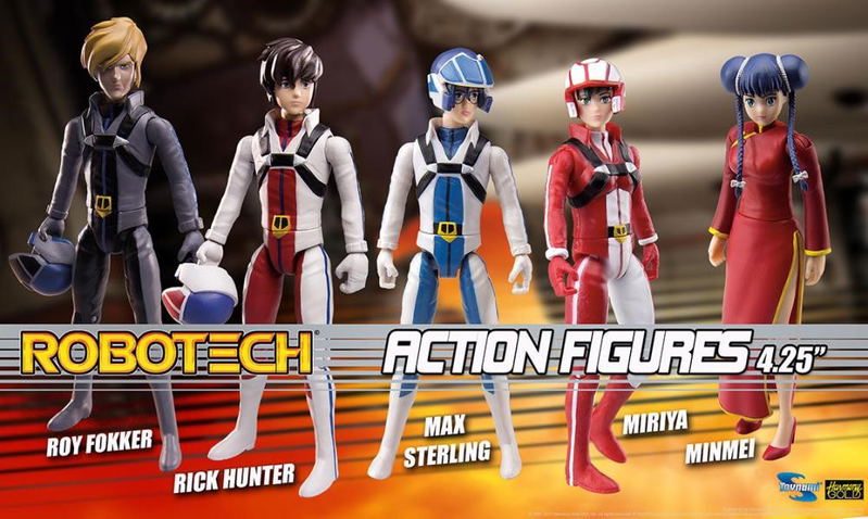 Robotech Action Figures Wave 1 (Set of 5 pieces) image 1