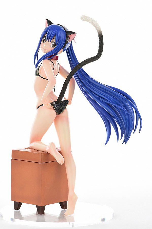 Fairy Tail 1/6 Scale Pre-Painted Figure: Wendy Marvell Kuroneko Gravure_Style Limited Edition image 1
