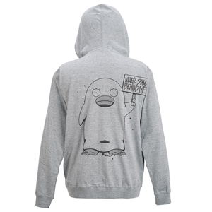 Gintama - Never Stand Behind Me Light Hoodie Mix Gray (S Size)_