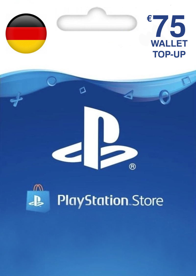 PSN Card 75 EUR | Playstation Network Germany <span class="ext ext_digital">digital</span> image 1