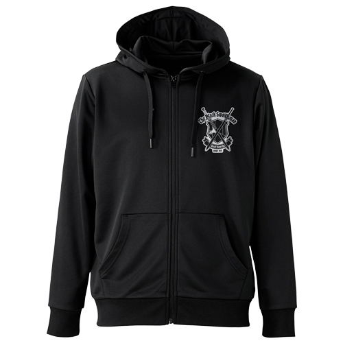 Sword Art Online The Movie: Ordinal Scale - Black Swords Man Dry Hoodie Black (S Size) image 2