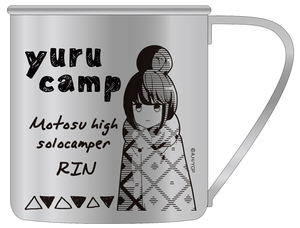 Yurucamp - Rin Shima Stainless Mug Cup_