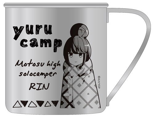 Yurucamp - Rin Shima Stainless Mug Cup image 1