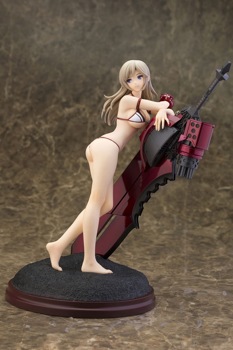 God Eater 2 1/8 Scale Pre-Painted Figure: Alisa Ilinichina Amiella White Swimwear Ver. image 6
