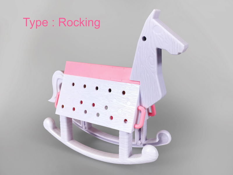 Love Toys Vol. 3 1/12 Scale Model Kit: Wooden Horse Pink Ver. image 2