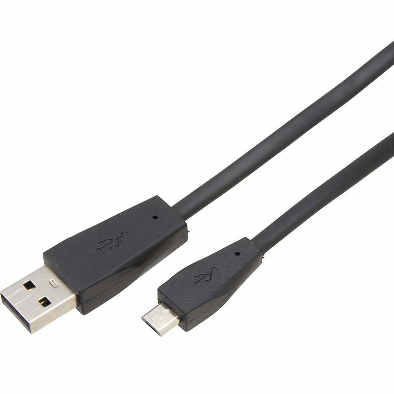 Cyber Gadget USB Charging Flat Cable 4 m for PlayStation 4 Controller (Black) image 3