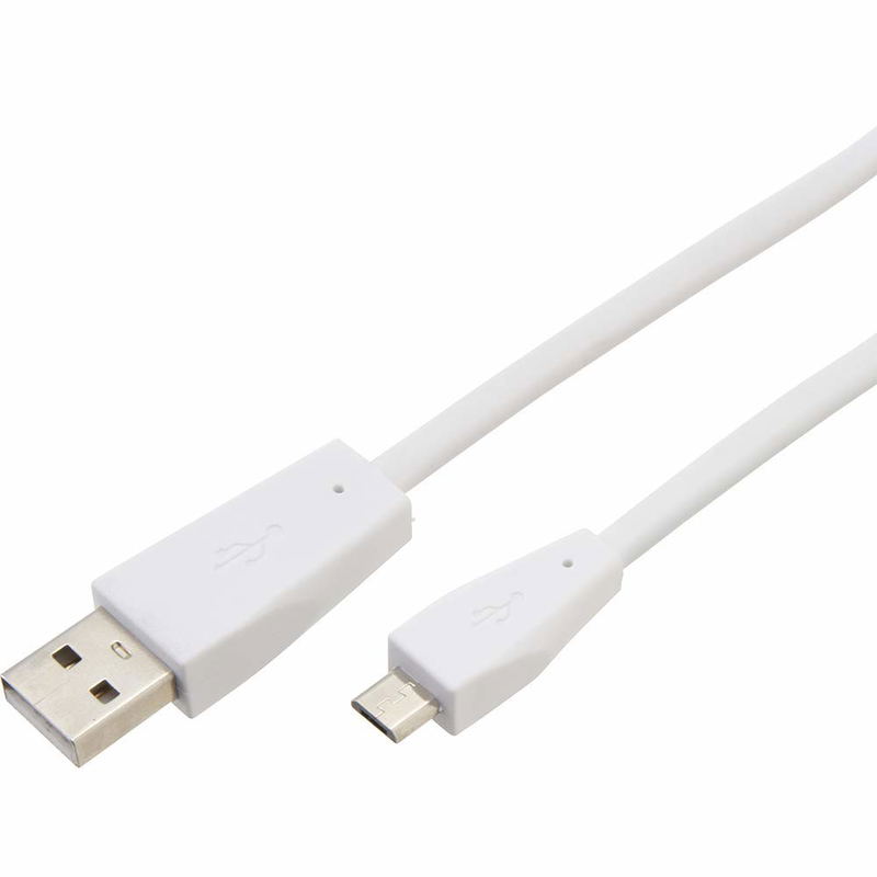Cyber Gadget USB Charging Flat Cable 4 m for PlayStation 4 Controller (White) image 3