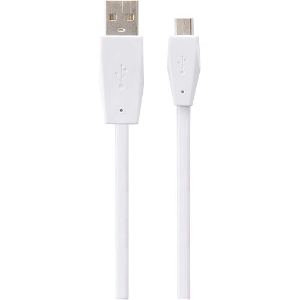 CYBER · USB Charging Flat Cable 4 m for PlayStation 4 Controller (White)