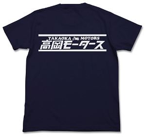Tiger Mask W - Takaoka Motors T-shirt Navy (L Size)