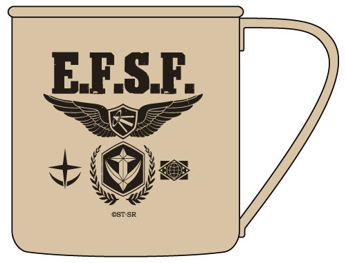 Mobile Suit Gundam - Earth Federation Stainless Mug Cup image 1