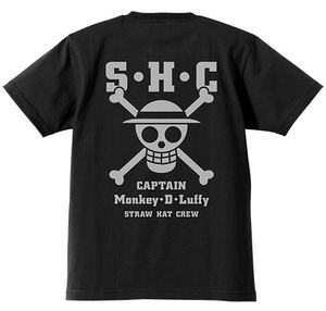 One Piece - Straw Hat Pirates Heavy Weight T-shirt Black (L Size)_