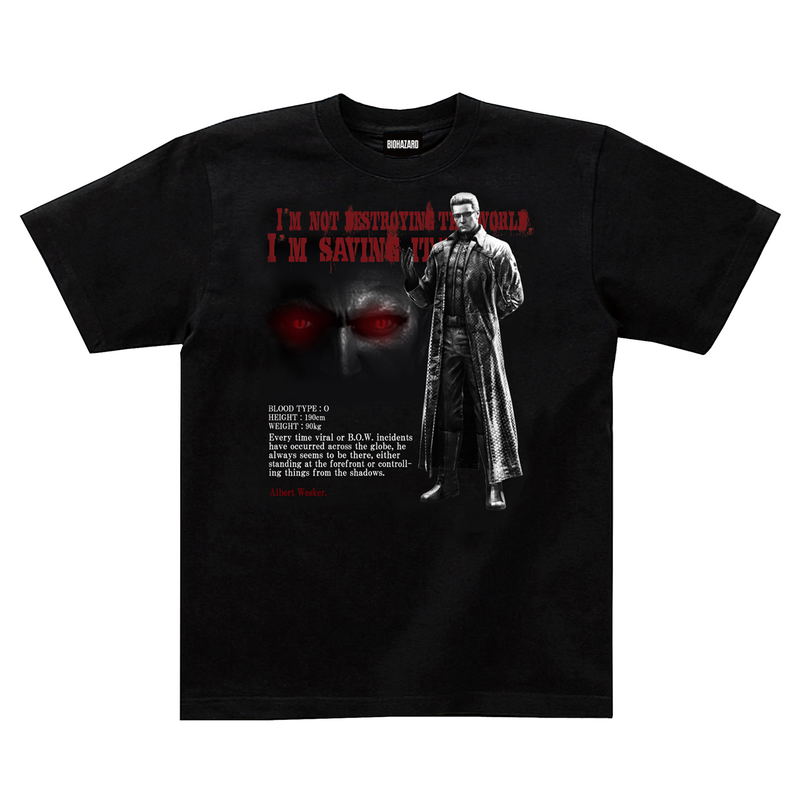 Resident Evil 5 Albert Wesker T-shirt (M Size) image 1