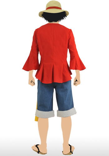 Trantrip One Piece - Monkey D Luffy Men's Costume Set: New World Version (M Size) image 2