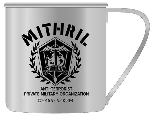 Full Metal Panic! IV - Anti-Terrorist Private Military Organization Mithril Stainless Steel Mug Cup image 1