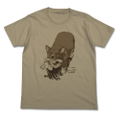 Cowboy Bebop - Ein With Bone-shaped Gum T-shirt Sand Khaki (S Size) thumbnail 1