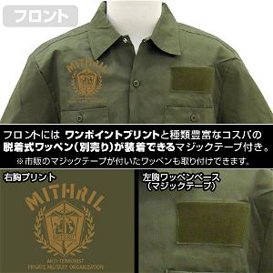 Full Metal Panic! IV - Maid Tessa Full Color Work Shirt Moss (L Size)