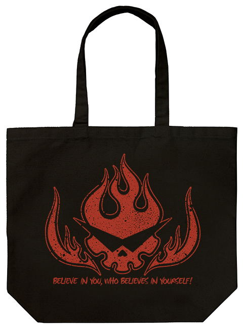 Gurren Lagann - Gurren-Dan Large Tote Bag Black image 1