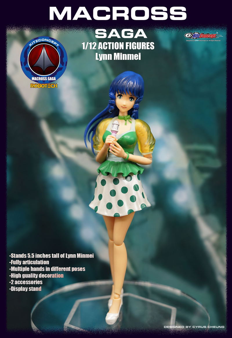 KitzConcept Robotech 1/12 Scale Action Figure: Lynn Minmay image 1