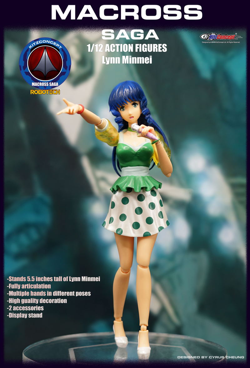 KitzConcept Robotech 1/12 Scale Action Figure: Lynn Minmay image 2