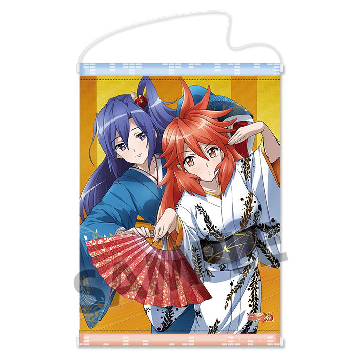 Senki Zesshou Symphogear XD Unlimited A3 Wall Scroll: Buto Enbu (Tsubasa & Kanade) image 1