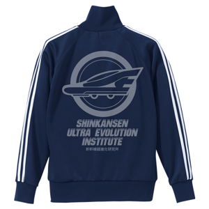 Shinkansen Henkei Robo Shinkalion - Shinkansen Ultra Evolution Institute Jersey Navy x White (M Size)