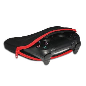 Storage Pouch for PS4 Wireless Controller / Switch Pro controller (Black x Red)