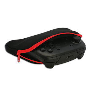 Storage Pouch for PS4 Wireless Controller / Switch Pro controller (Black x Red)