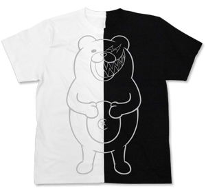 Danganronpa V3: Killing Harmony - Monokuma Graphic Nikoichi T-shirt White x Black (M Size)_