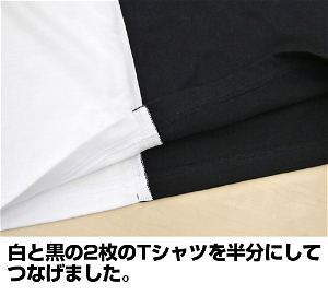 Danganronpa V3: Killing Harmony - Monokuma Graphic Nikoichi T-shirt White x Black (M Size)