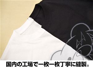 Danganronpa V3: Killing Harmony - Monokuma Graphic Nikoichi T-shirt White x Black (L Size)