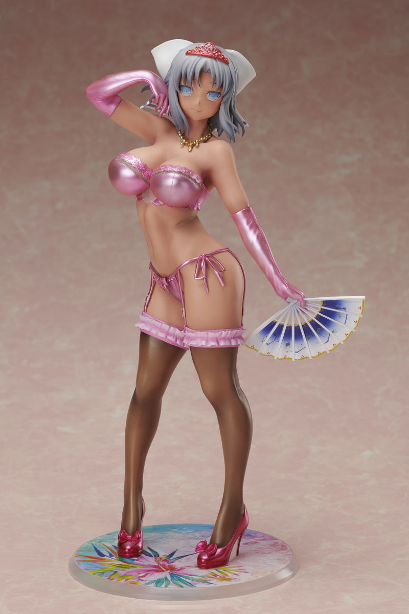 Gokubi Girls Super Premium Senran Kagura NewWave G Burst 1/6 Scale Pre-Painted Figure: Yumi Kongari Komugiiro no Hiyake Hada de Sexy Lingerie Ver. image 2