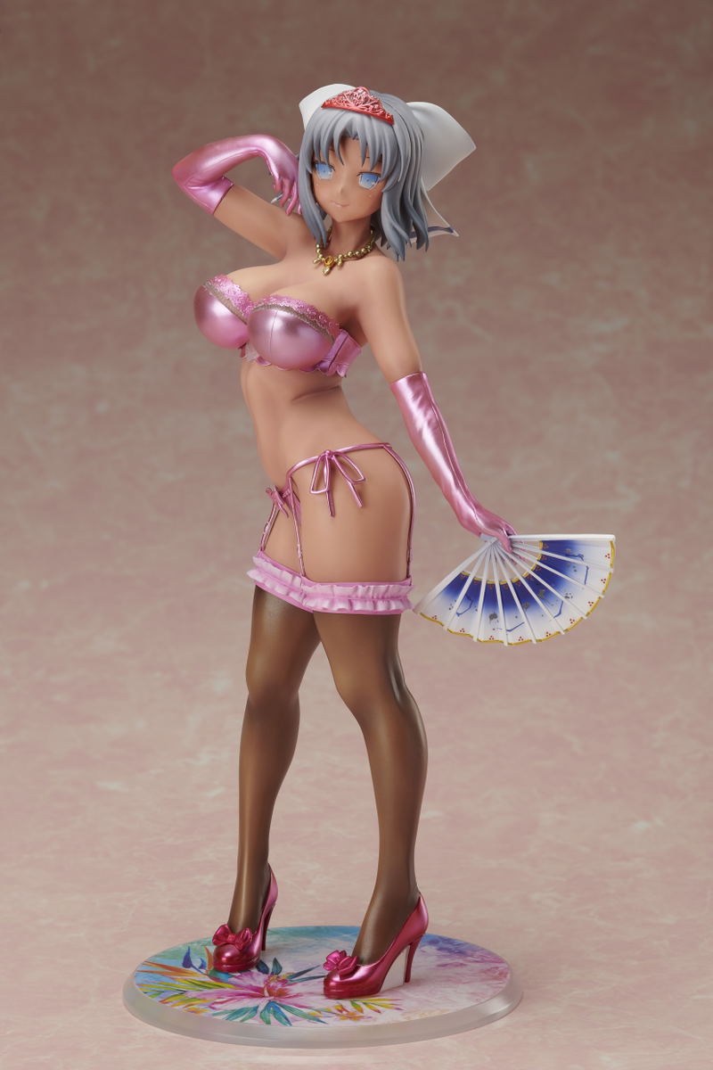Gokubi Girls Super Premium Senran Kagura NewWave G Burst 1/6 Scale Pre-Painted Figure: Yumi Kongari Komugiiro no Hiyake Hada de Sexy Lingerie Ver. image 4