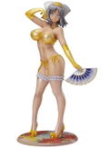 Gokubi Girls Super Premium Senran Kagura NewWave G Burst 1/6 Scale Pre-Painted Figure: Yumi Komugiiro no Hiyake Hada de Sexy Lingerie Ver. thumbnail 1