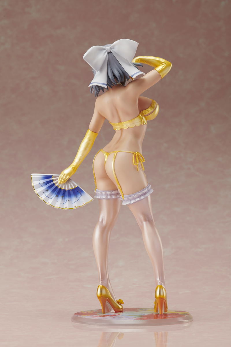 Gokubi Girls Super Premium Senran Kagura NewWave G Burst 1/6 Scale Pre-Painted Figure: Yumi Komugiiro no Hiyake Hada de Sexy Lingerie Ver. image 5